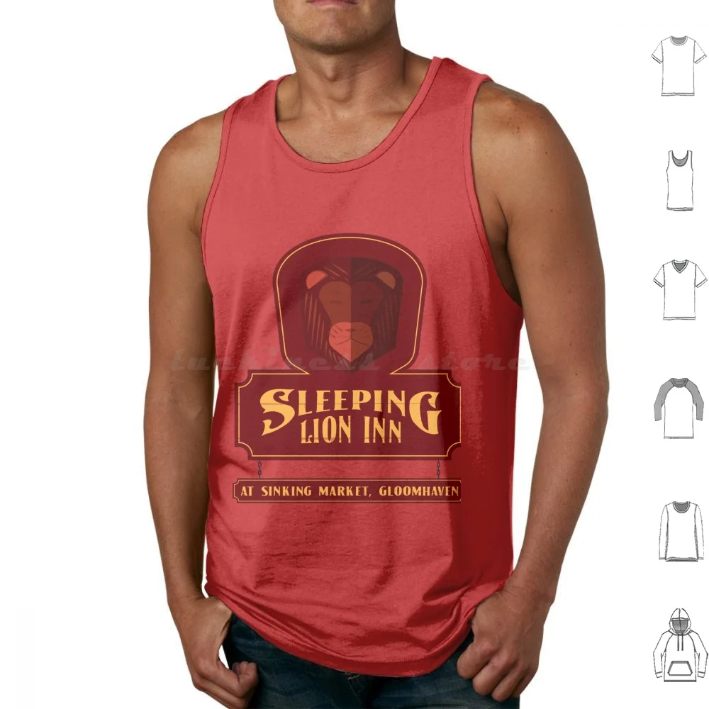 The Sleeping Lion Inn Sign Canotte Stampa Cotton Globomparadise Giochi Da Tavolo Giochi Da Tavolo Sleeping Lion Sleeping Lion