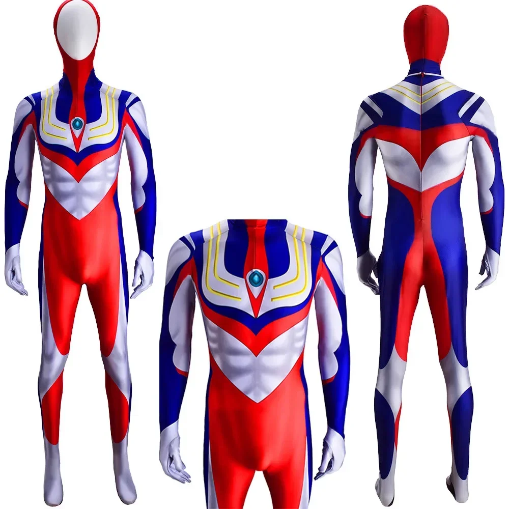 Halloween Adulti Bambini Ultraman Orb Costume Cosplay Ultraman Orb Zentai Body Ultraman Zero Tuta