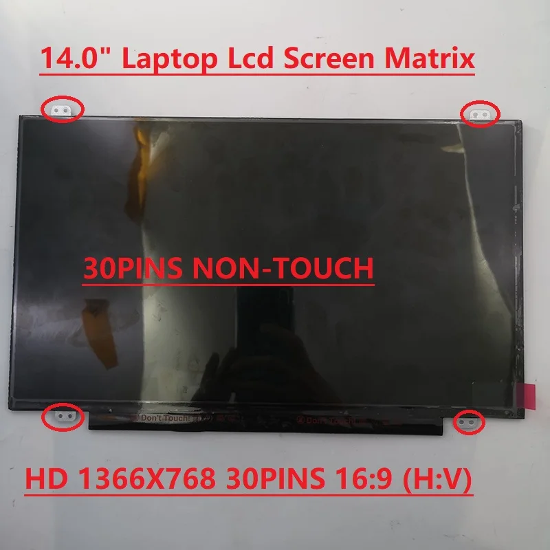 14.0 "Hd 1366*768 Edp 30Pin Display M140Nwr4 R2 Per Lenovo Ideapad 120S-14Ibr 120S Matrice Pannello Schermo Lcd Per Laptop