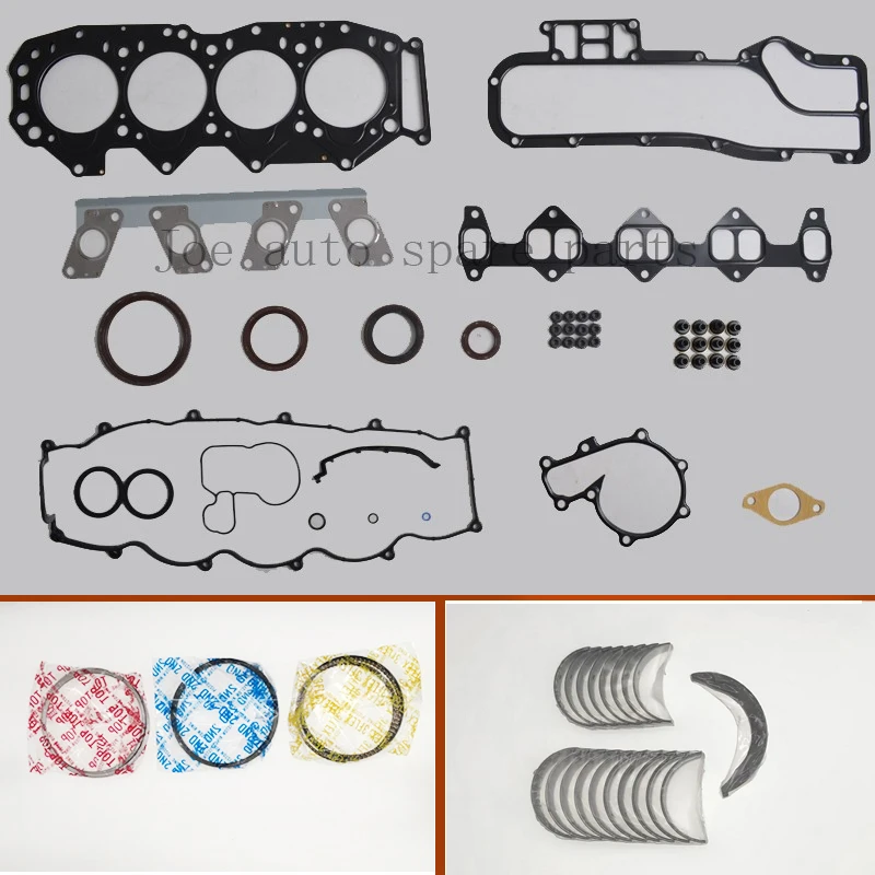 Wl Wlt Completo Guarnizioni Set Kit Albero Motore Cuscinetto Di Biella Pistone Ring Per Ford Endeavour/Ranger Mazda B2500 2.5D 2.5Td 2.5L