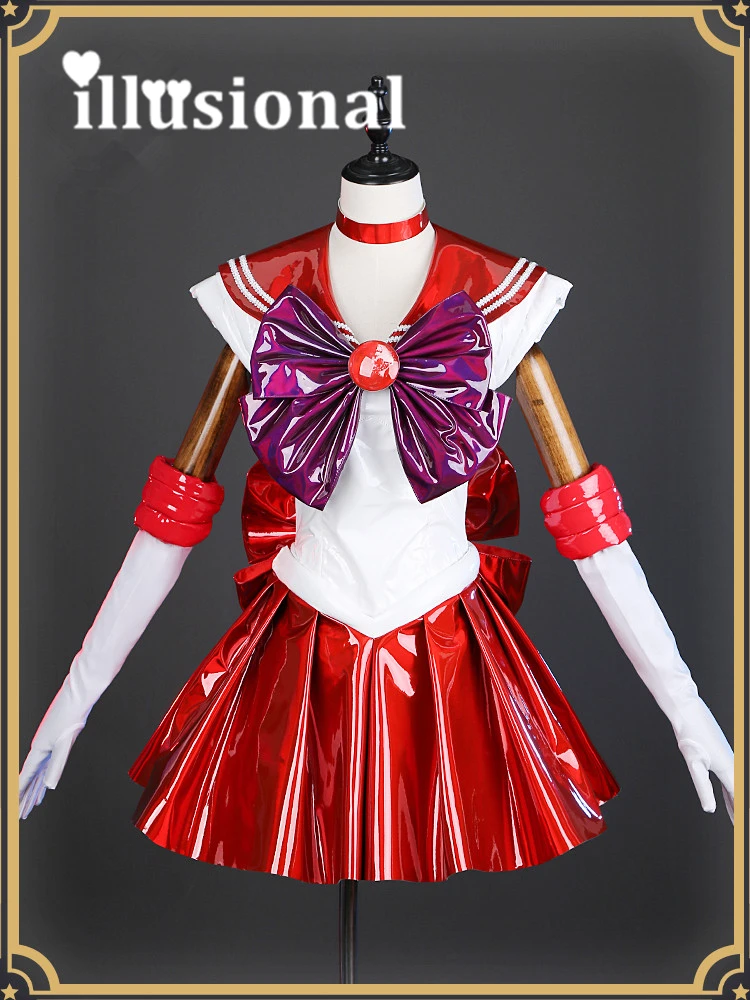 Illusional Anime Sailor Moon 30Th Anniversary Hino Rei Cosplay Sailor Mars Hino Rei Dress Costume Cosplay Costumi Di Halloween