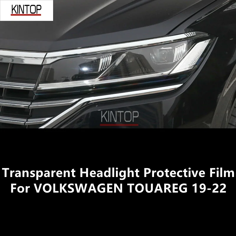 For Volkswagen Touareg 19-22 Tpu Transparent Headlight Protective Film, Headlight Protection,Film Modification