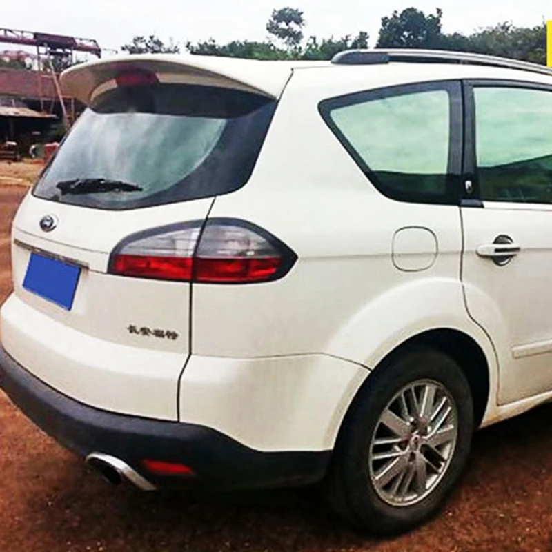 For Ford S-Max Spoiler High Quality Abs Material Car Rear Wing Primer Color Rear Spoiler For Ford S-Max Smax Spoiler
