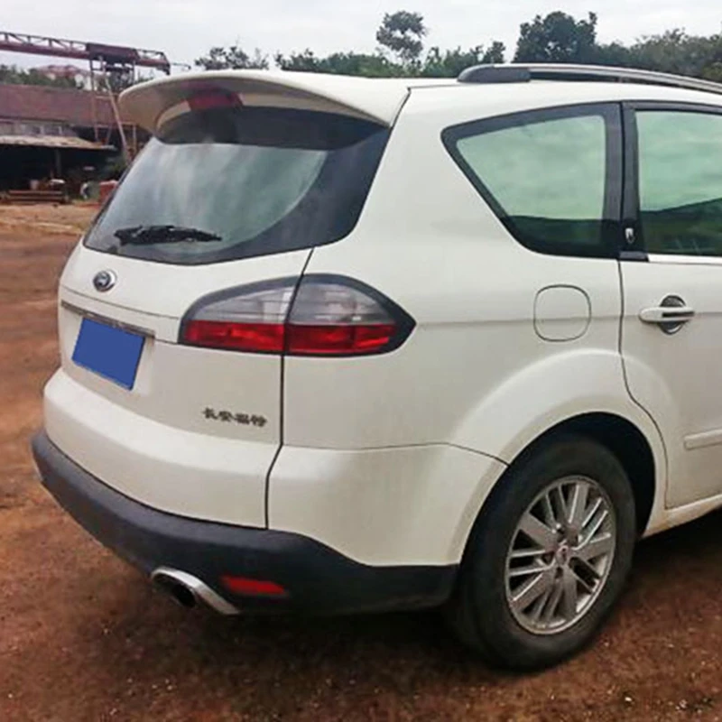 Per Ford S-Max Spoiler Materiale Abs Di Alta Qualità Auto Ala Posteriore Primer Colore Spoiler Posteriore Per Ford S-Max Smax Spoiler