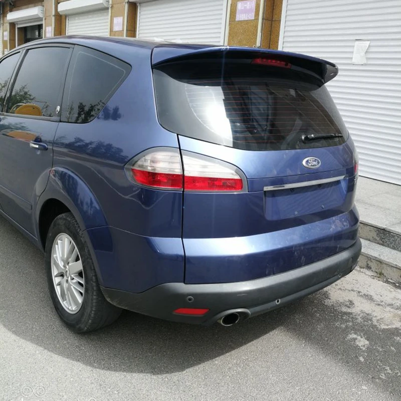 Per Ford S-Max Spoiler Materiale Abs Di Alta Qualità Auto Ala Posteriore Primer Colore Spoiler Posteriore Per Ford S-Max Smax Spoiler