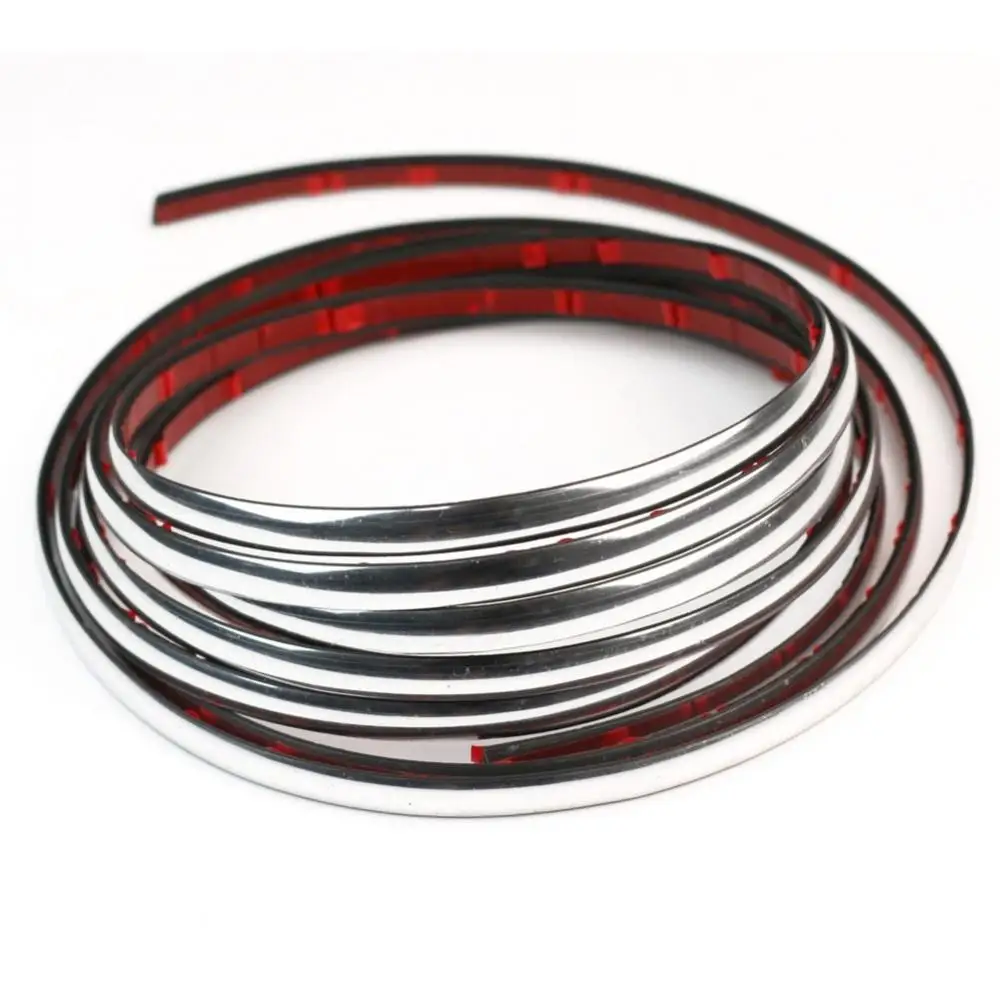 Universale 6Mm 15Mm 18Mm 22Mm Car Chrome Styling Decorazione Modanatura Trim Strip Linea Decorativa Accessori Auto