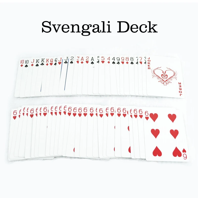 Svengali Deck Magic Gimmick Card Magic Trick Per Mago Close Up Street Magic Prop Magia Toys