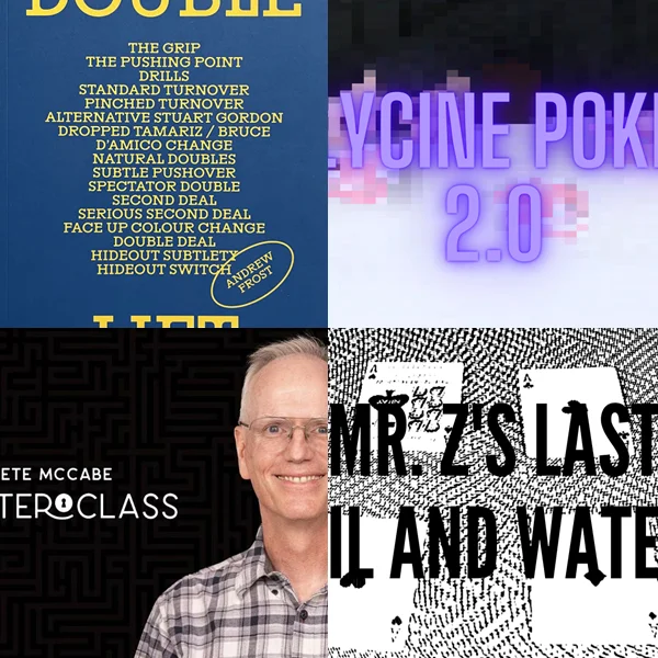 Doppio Sollevamento Di Andrew Frost, Glicine Poker 2.0 Di Zee J. Yan,Masterclass Live Di Pete Mccabe 1,Mr. L'Ultimo Olio E Acqua Di Z Di Zee