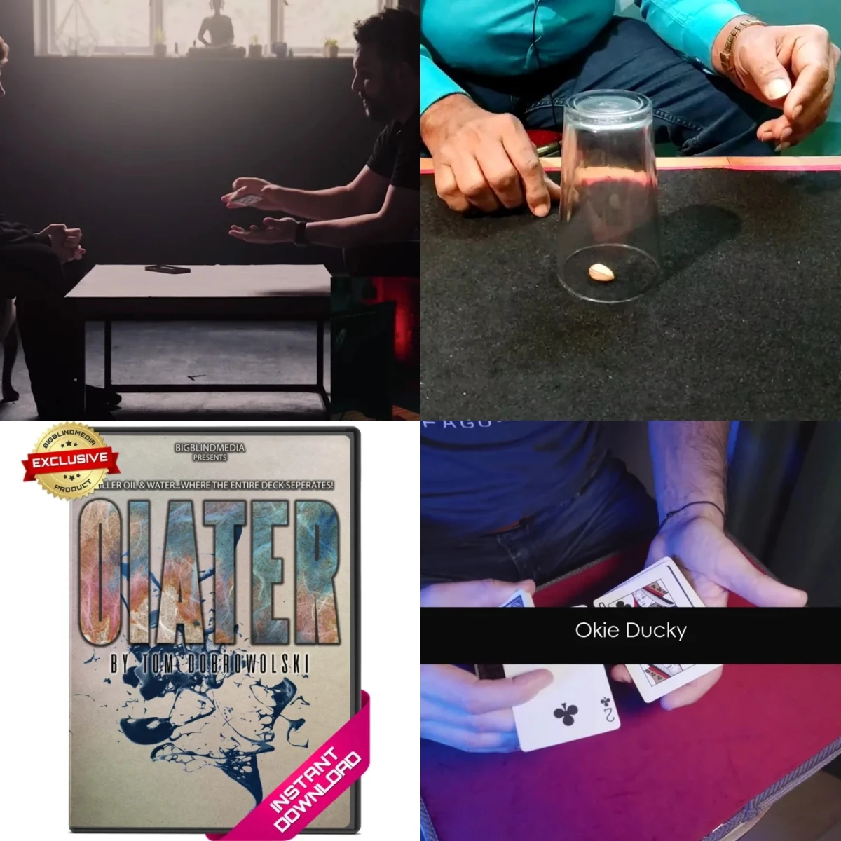 A Nessuno Piace Uno Spettacolo Di Benjamin,Nut Through Glass Di Casha Badam,Oiater Di Tom Dobrowolski,Okie Ducky Di Yoann F - Magic
