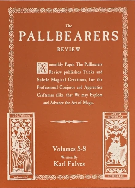 The Pallbearers Review By Karl Fulves5-8 Magic Tricks