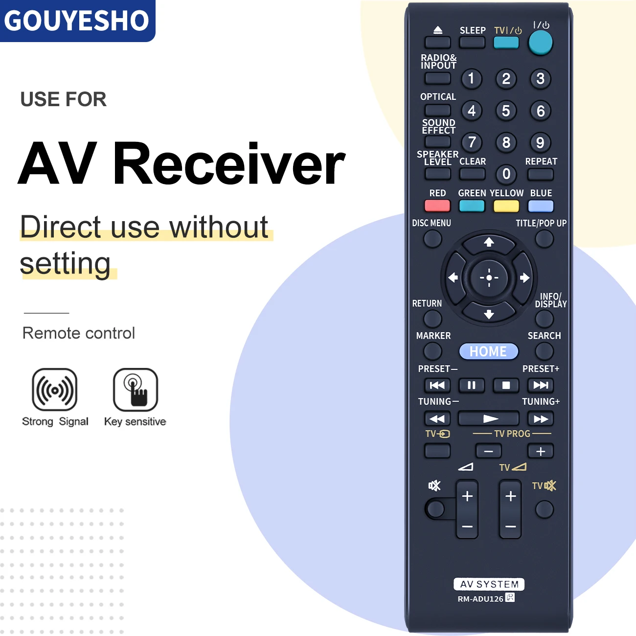Rm-Adu126 Telecomando Per Sony Av System Bdv-B1 Home Theater Soundbar Hbd-B1