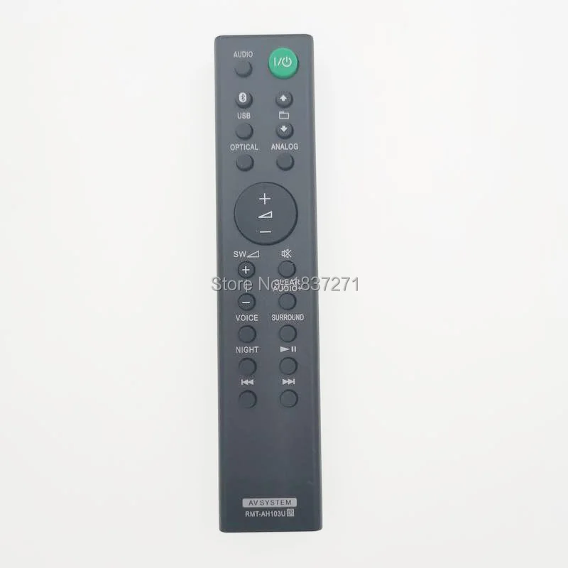 Telecomando Rmt-Ah103U Per Sistema Soundbar Sony Ht-Ct80 Ht-Ct180