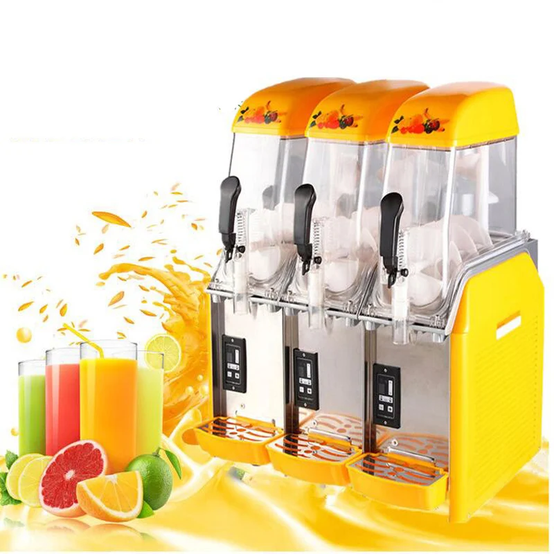 12L Singel Tank Slush Ice Machine Ice Cream Snow Smoothie Beverage Granita Maker Acciaio Inossidabile Per Affari Commerciali