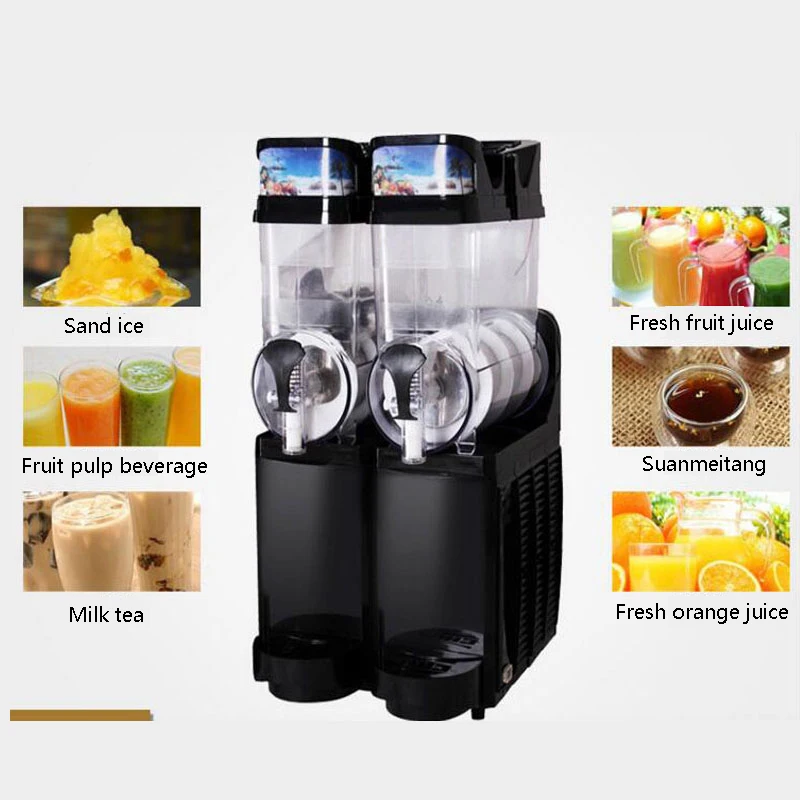 Pbobp Commercial Slushie Machine Slush Maker Distributore Di Bevande Ghiacciate Ice-Cool Juice Smoothie Granita Vending Machine