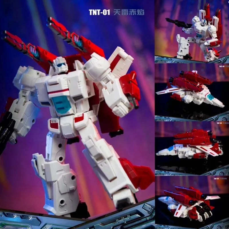 Tnt01 Tnt-01 Capolavoro Trasformazione Action Figure Toy Skyfire Jetfire Movie Model 18Cm Deformation Car Robot Doll Gift Kid