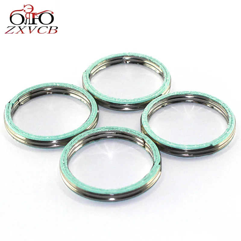 4 Pcs Per Honda Vf750C Magna Vf 750 Vf 1000 Vf750Cd Magna Deluxe F750C2 Magna Deluxe Vf1000R 85-86 Tubo Di Scarico Guarnizione Di Tenuta