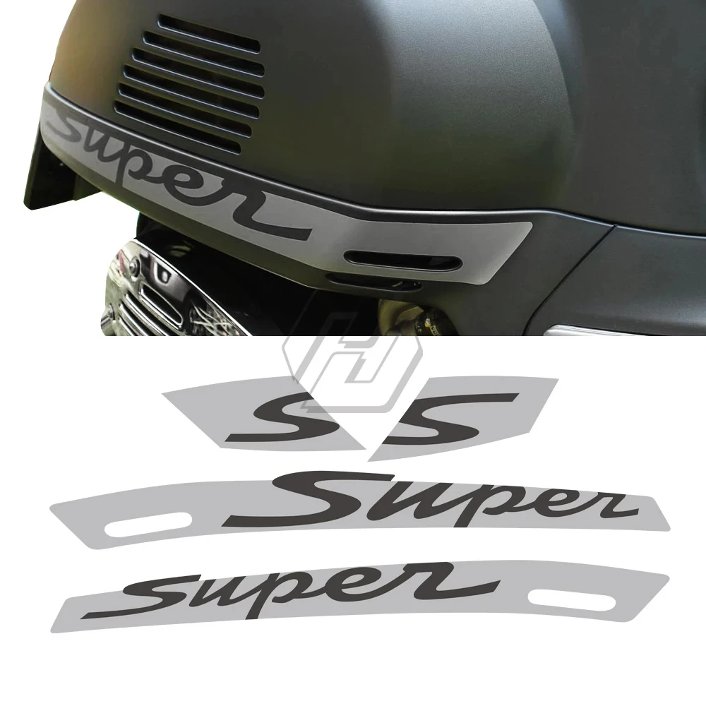 Per Vespa Gts 300 Gts300 Sport Super Sticker Moto Decalcomania Laterale