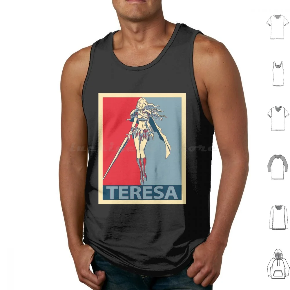 Teresa Claymore Canotte Gilet Senza Maniche Teresa Claymore Team Teresa Claymore Team Teresa Teresa Teresa Claymore Waifu Teresa