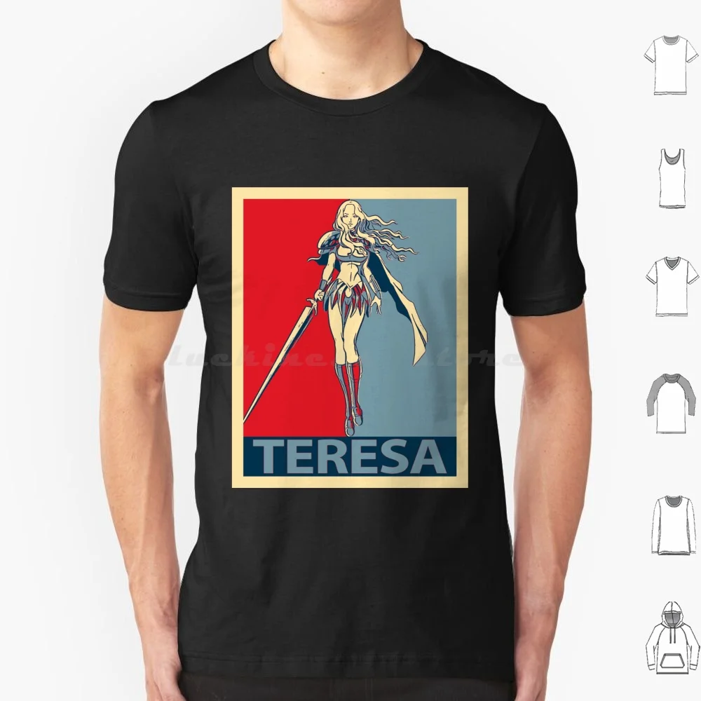 Teresa Claymore T Shirt 6Xl Cotton Cool Tee Teresa Claymore Team Teresa Claymore Team Teresa Teresa Teresa Claymore Waifu Teresa