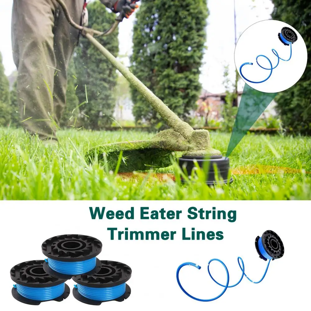3Pcs Weed Eater String Per 18V 24V 40V Cordless Trimmer Nylon Tosaerba Cavo Pre-Avvolto Bobine Trimmer Linee Per Greenworks