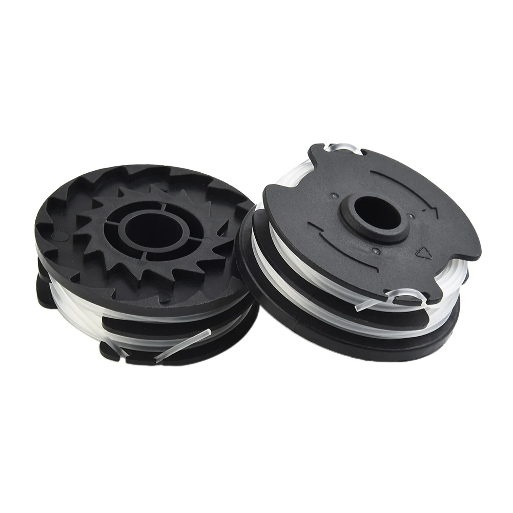 2Pcs Line & Spool Twin Cutting Strimmer Spool Per Greenworks G40Lt G40Lt30 21107 Accessori Di Ricambio Per Tosaerba Da Giardino