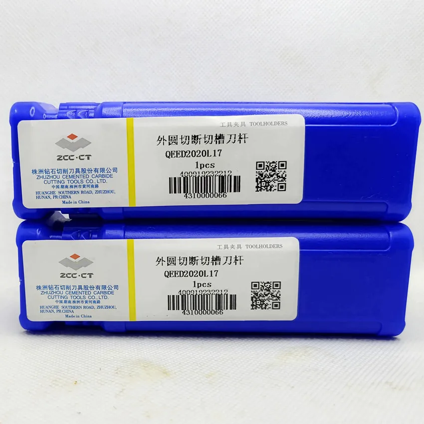 Qeed2020R10/Qeed2020L10/Qeed2020R17/Qeed2020L17 Original Zcc.Ct External Turning Tool Cutting Groove Cutter Bar Tool 1Pcs/Box