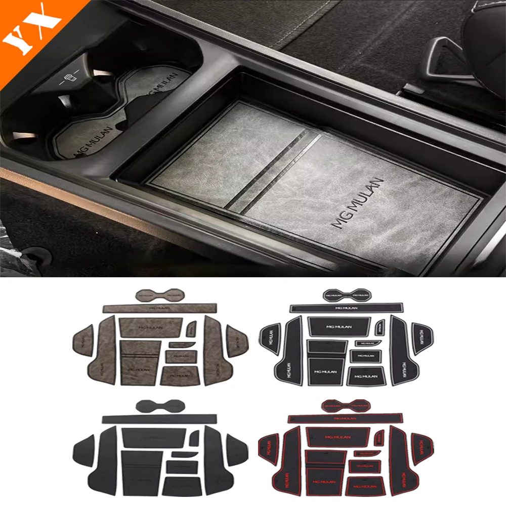 Per Mg4 Mulan Mg4 Ev 2022-2024 Accessori Per Auto Porta Console Centrale Scatola Portaoggetti Per Tazza D'Acqua Tappetino Per Scanalatura Per Cancello