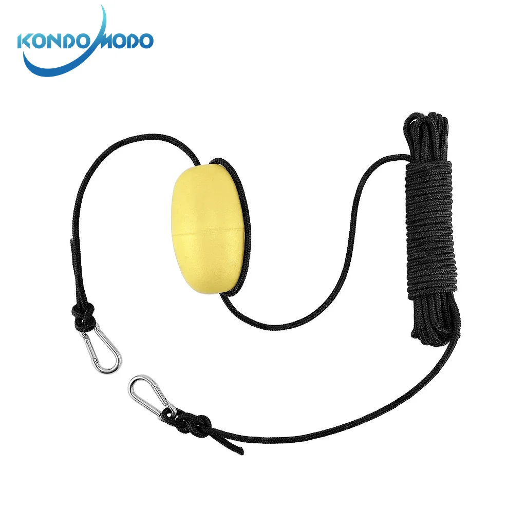 Marine Drift Anchor Tow Rope Throw Anchor Line Canottaggio Galleggiante Galleggiante Portatile Boa Ancora Barca Yacht Kayak Canoa Accessori