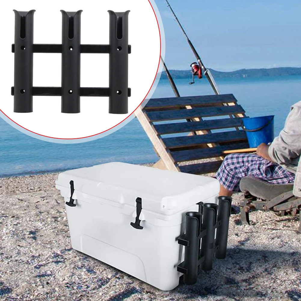 1-3 Tubi In Plastica Durevole Portacanna Da Pesca Staffe Di Supporto Supporto Per Barche Yacht Scatole Da Pesca Attrezzature Per La Nautica Accessori 