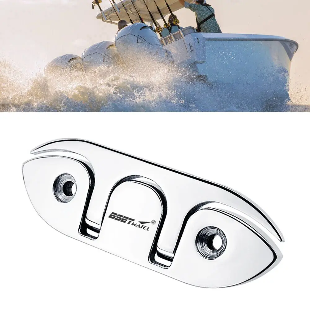 Tool 120Mm Cleat Tie Ormeggio In Acciaio Inox Marine Boat Yacht Deck Line Rope Bollard Dock