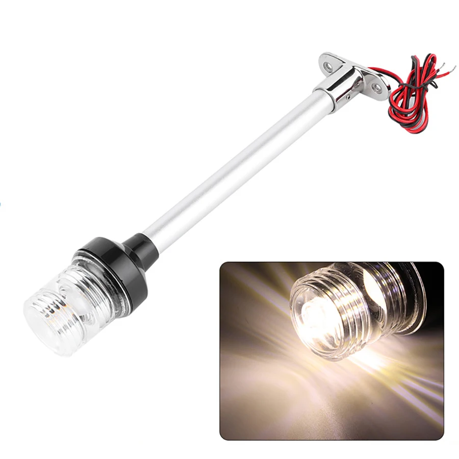 Luce Di Navigazione A Led Lampada A Vela Marine Yacht Light 12V Navigation Anchor Light 360 Gradi Round Boat Signal Light 6 "/8"/10 "/12