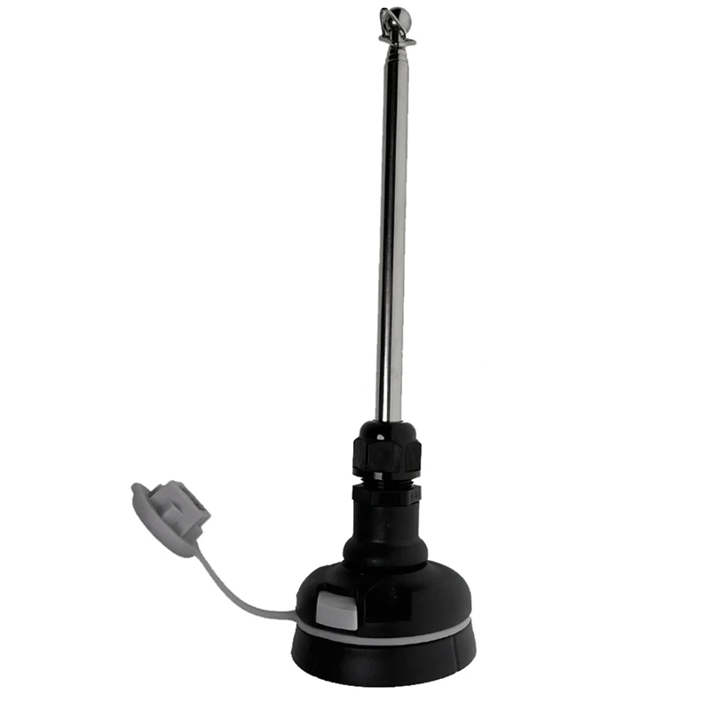 In Acciaio Inox Kayak Canoa Flag Pole Yacht Dinghy Kayak Deck Mount Flag Pole Lock Socket