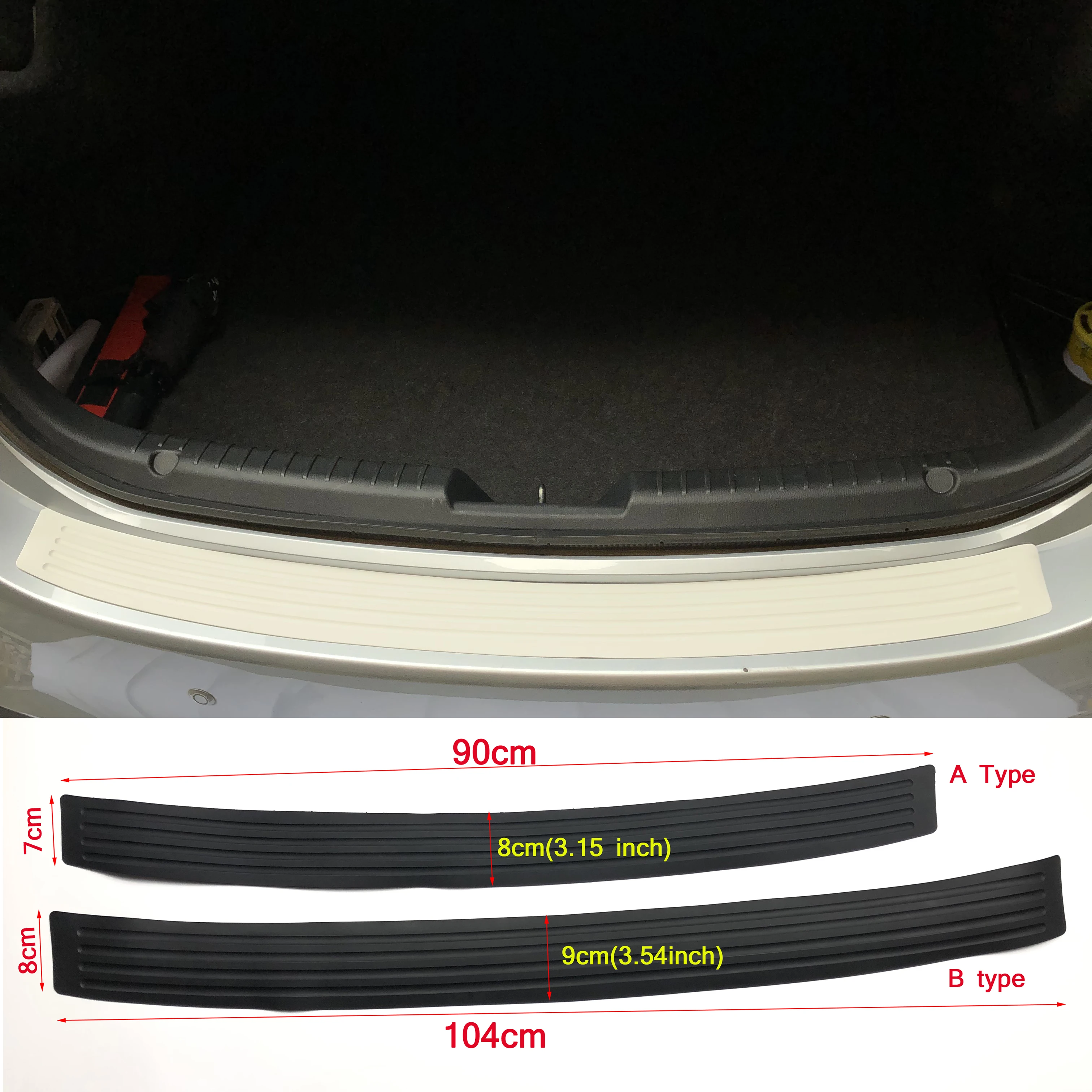 Car Rear Bumper Sticker Protector Case Per Land Rover Range Rover Velar Evoque Freelander Discovery Visione Defender