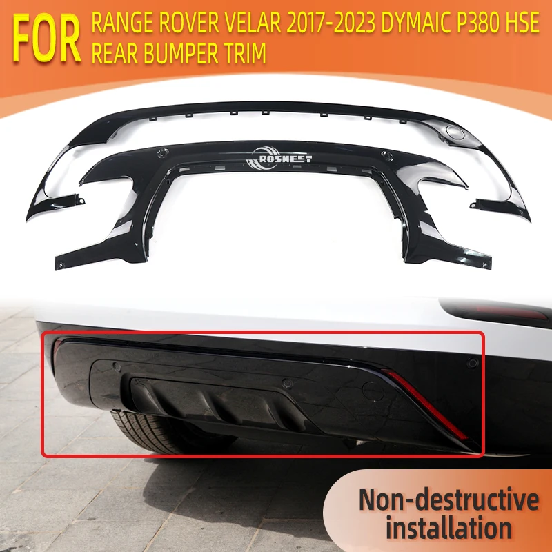 Per Land Rover Range Rover Velar L560 2017-2023 L560 Range Rover Velar 2017-2023 Dymaic P380 Hse Car Paraurti Posteriore Trim
