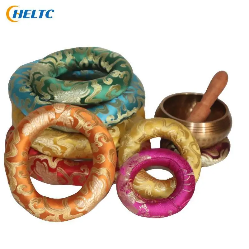 3 Taglie Himalayano Martellato A Mano Chakra Yoga Tibetano Ciotola Di Canto Mat Meditazione Religione Fede Forniture Buddiste Decorazioni Per La Casa