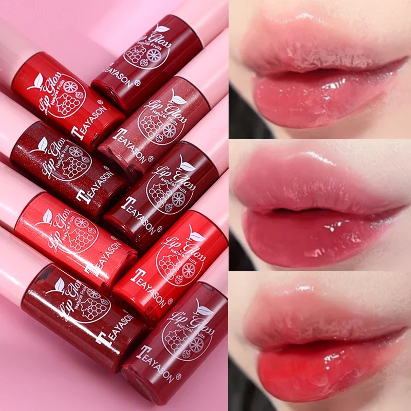 Specchio Lip Glaze Water Light Lip Gloss Vetro Trasparente Duraturo Antiaderente Tazza Rossetto Liquido Idratante Cosmetici Impermeabili