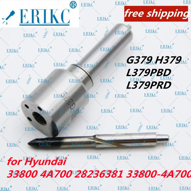 Erikc G379 H379 L379Pbd L379Prd Per Hyundai 33800 4A700 28236381 33800-4A700 Euro 5 Iniettore Pezzi Di Ricambio Ugello