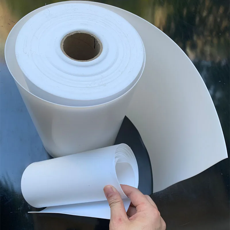 Larghezza 300Mm Film Ptfe Bianco Ad Alta Resistenza Temperatura Ptfe Spessore Foglio 0.1 /0.2/ 0.3/ 0.4 /0.5Mm Foglio Ptfe S