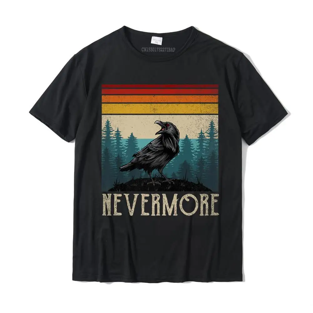 Vintage Nevermore Shirt Edgar Allan Poe The Raven Premium T-Shirt T Shirt Regalo Aderente T-Shirt Da Uomo In Cotone Regalo