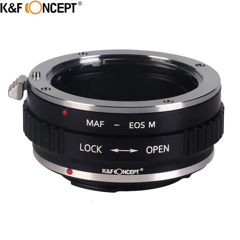 K & F Concetto Per Minolta (Af) -Eos M Fotocamera Adattatori Per Obiettivi Fotografici Anello Di Misura Per Sony Alpha/Minolta Af Lens Per Canon Eos M