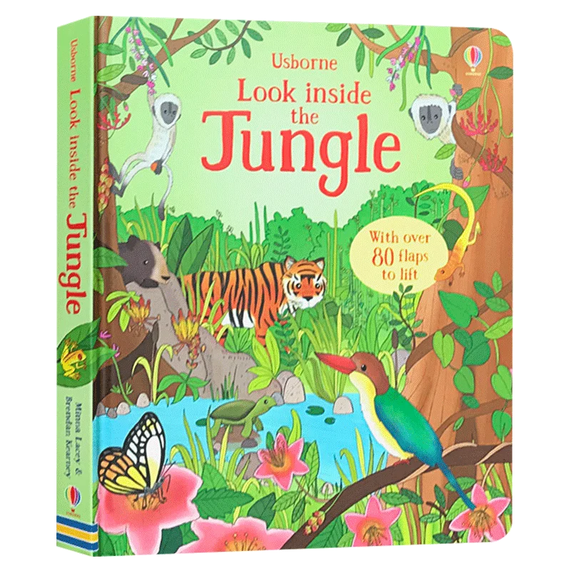 Look Usborne All'Interno Della Giungla, Libri Per Bambini Di Età Compresa Tra 3 4 5 6, Libri Illustrati Inglesi, 9781409563938