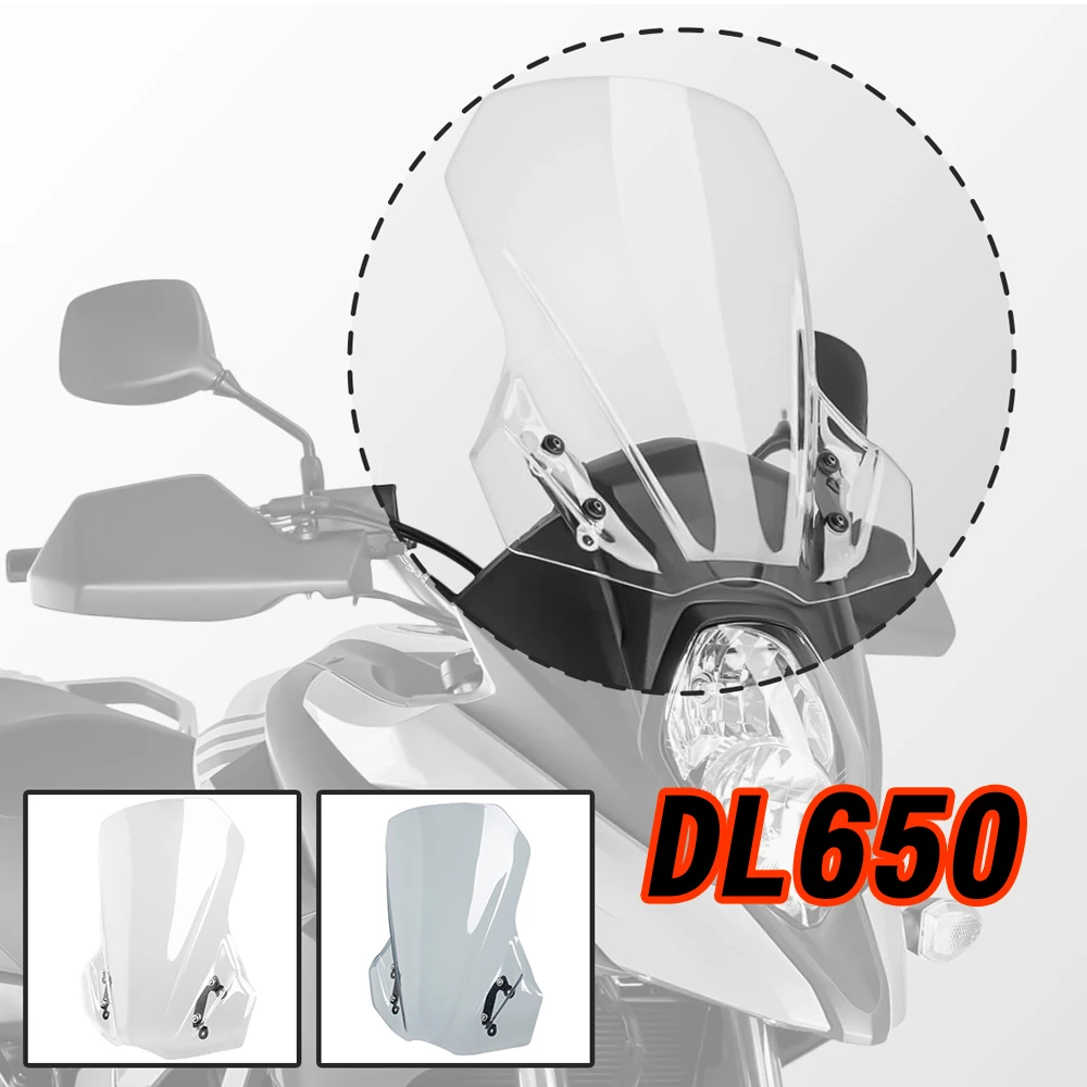 Parabrezza Per Suzuki Dl650 V-Strom 2017-2023 Spoiler Wind Shield Screen Protector Carenatura Wind Screen Deflettore Del Vento