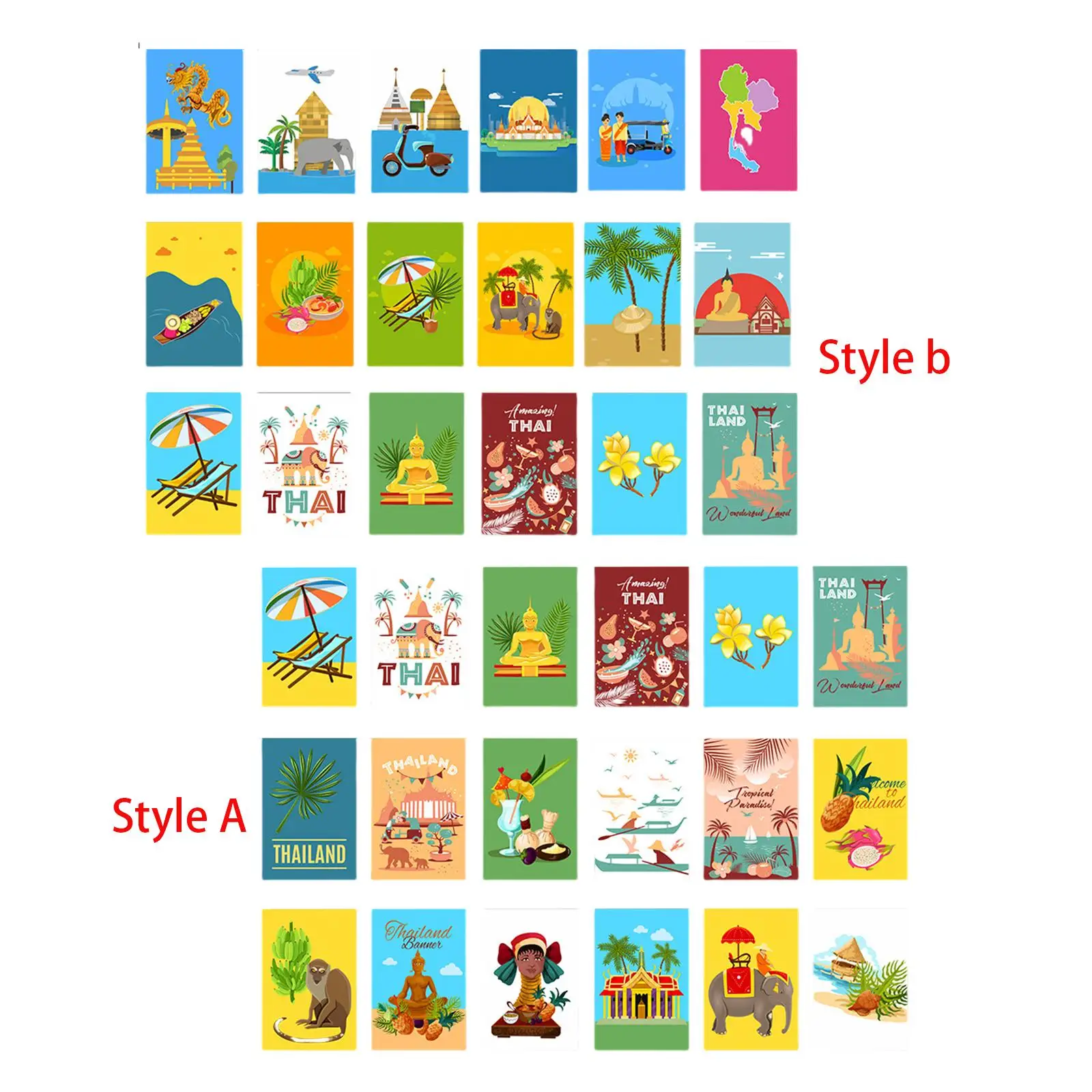 20Pcs Bandiere Appese In Stile Sud-Est Asiatico Striscioni Tenda Decorativa Del Sud-Est Asiatico Per L'Ornamento Del Negozio Del Caffè Della Porta D'I