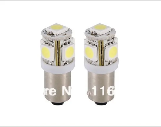 2 Pezzi Led T9 Ba9S 5 Smd 5050 Lampadine A Led 5-Smd T4W 1445 Q65B H6W 182 53 57 Indicatori Auto Luce Parker Luci Lampada