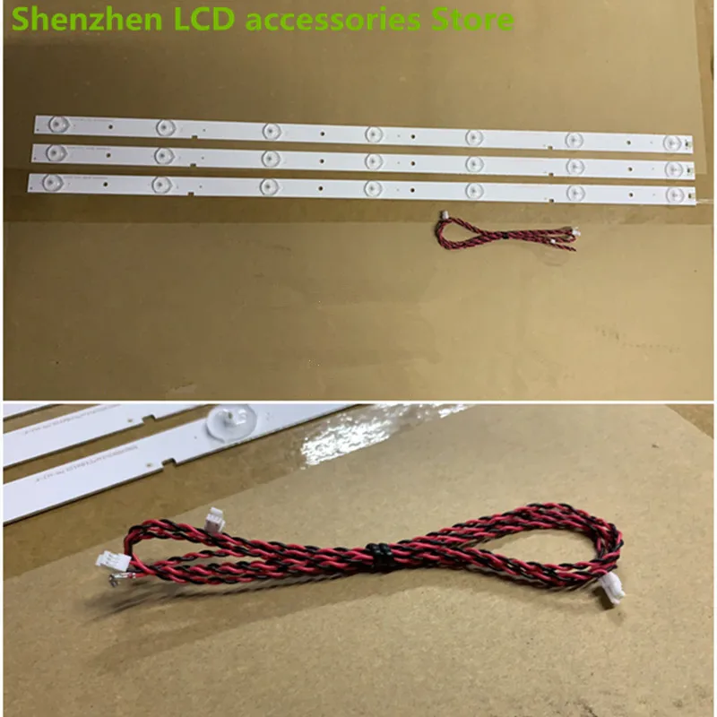 Nuovo Originale Per Panasonic Changhong Hisense Haier Lcd Tv Striscia Di Retroilluminazione 32 Pollici 3V 6V Led Lens Tv Lcd Universale 100% Nuovo