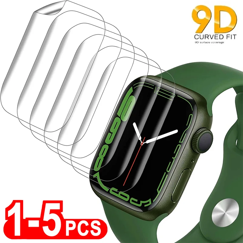 Pellicola Salvaschermo Per Apple Watch Series Ultra 9 8 7 49Mm 41Mm 45Mm Pellicola Idrogel Apple Watch Series 6 5 4 Se 44Mm 40Mm 42Mm 38Mm