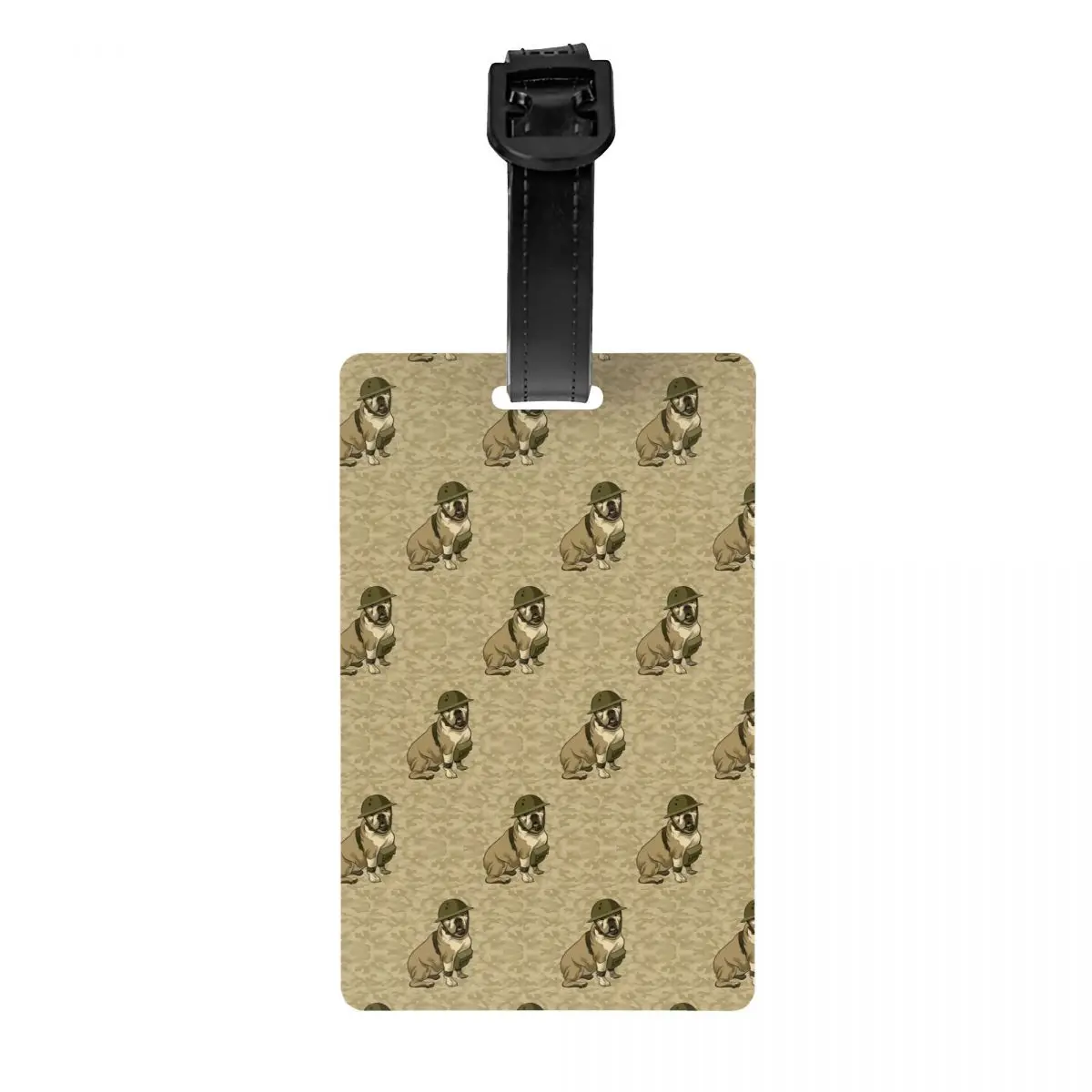 Olde English Bulldog Etichetta Per Bagagli Pet Pog Borsa Da Viaggio Valigia Privacy Cover Id Label