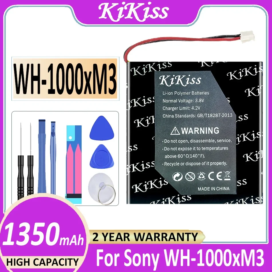 Batteria Kikiss 1350Mah Per Sony Wh-1000Xm3 Wh-Xb900N Wh-Ch710N Bateria