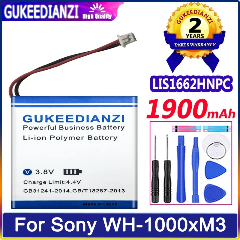 Gukeedianzi Batteria Lis1662Hnpc (Sp 624038) (Wh-1000Xm3) 1900Mah Per Sony Wh-Ch710N/B Wh-Xb900 Wh-Xb900N Wh-1000Xm3 Wh-1000Mx4