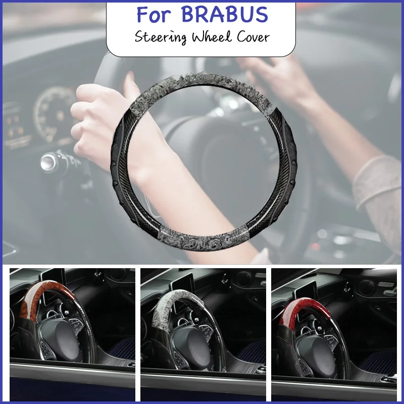 Coprivolante Per Auto Decaration Per Interni In Legno In Fibra Di Carbonio Per Brabus
